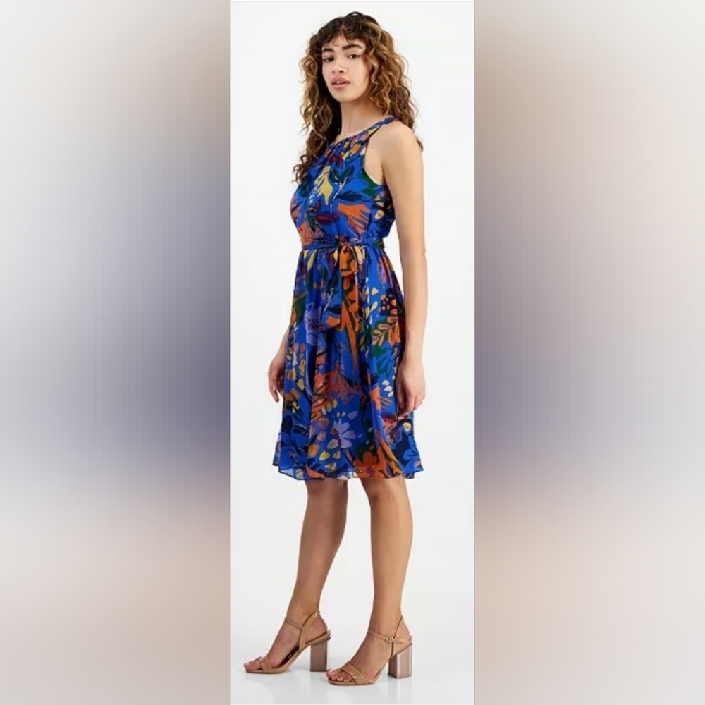 Signature by Robbie Bee Colorful Floral Maxi Dress